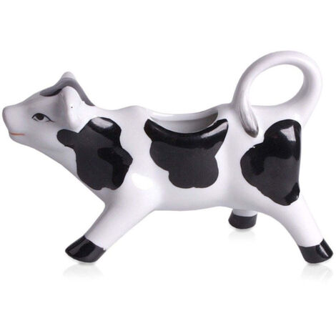 Noble & Page Lattiera A Forma Di Mucca Delle Highlands – Brocca In Ceramica Con Illustrazione A Mano, Regalo Simpatico Per Amanti Della Natura E Cucina Rustica