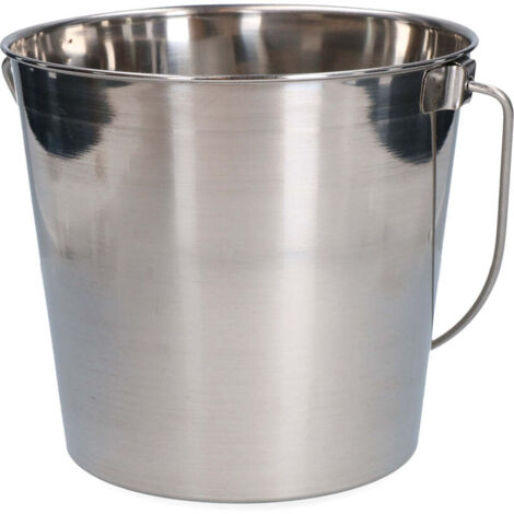 Secchio Inox Secchio in acciaio inox da 568 litri con lato piatto