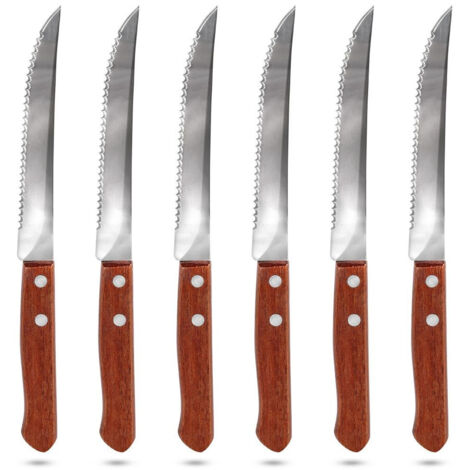 Sanelli Set Coltelli Seghettati Multiuso - Professionale, Made In Italy, Manico Skin Antiscivolo - 5