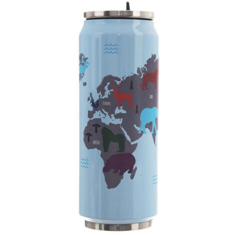 POWCAN Borraccia termica da 760 ml, con cannuccia 2 in 1 e coperchio