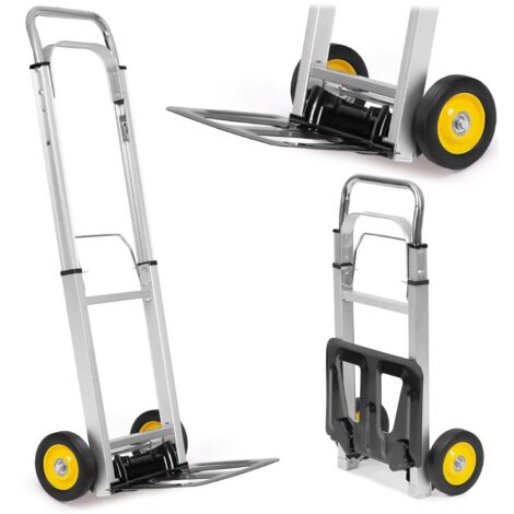 Beachtrekker Life Carrello Pieghevole + Freno Di Stazionamento, Carrello (Blu, Pneumatici In Gomma - Foto 4