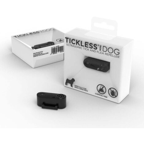 Tickless Mini Dog Anti Vlooien en Teken Ultrasoon zwart