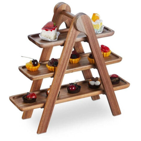 Etagere in legno su 3 piani (1/5)