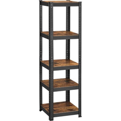 Honey-Can-Do Scaffale Regolabile 3 Ripiani – Acciaio Cromato, Capacità 90,7 Kg Per Ripiano – SHF-09367