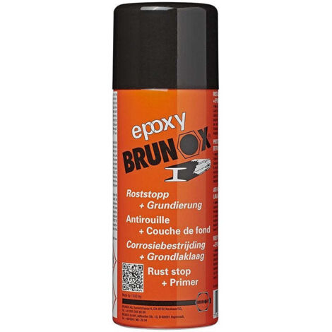 Spray Incolore Convertitore di Ruggine Epoxy Brunox 400 ml (1/2)