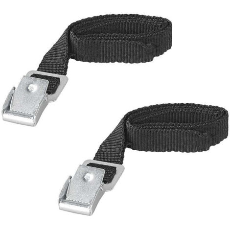 Cinghie di ancoraggio con fibbia in metallo 18mm 50cm - set di 2 pezzi (1/5)