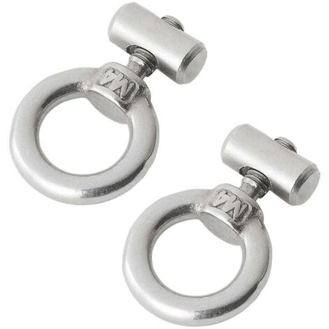 Cappello Terminale Per Tenda Da Sole In Acciaio Inox 316 - Forma Triangolare, Foro 25 Mm, Per Barche E Yacht - 4