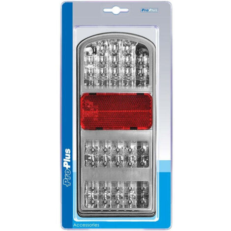 Fanale posteriore 5 funzioni 225x105mm 43led lasciato in blister
