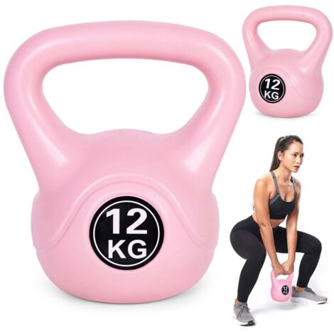 Set Di Pesi Kettlebell Manubri Regolabili E Bilanciere Multifunzione Palestra Per Casa Fitness Manubrio In Vinile Impugnatura Antiscivolo Body Building Esercizi 2 x 20 Kg
