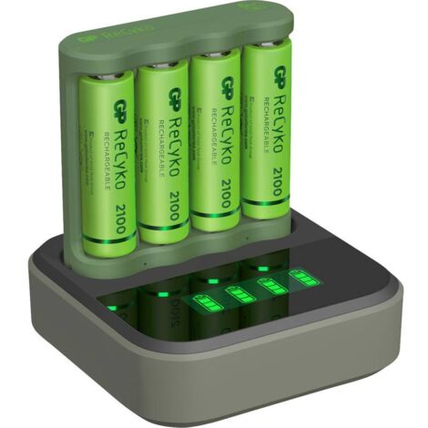 GP Batteries GPRCKCHB421D400 Caricabatterie universale NiMH Ministilo (AAA), Stilo (AA) (1/5)