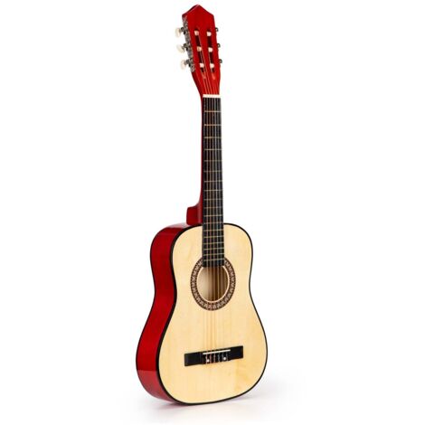 Chitarra Giocattolo Per Bambini Da 35 Cm, Strumento Musicale Per Principianti, Regalo Educativo - Foto 2