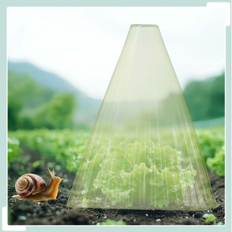 Cloche per Piante da Giardino, Campana nel Plastica 6 Pezzi, Campane di