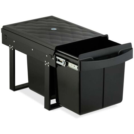Pattumiera antiodore elettrica per rifiuti - Willpy nera Pattumiera antiodore elettrica per rifiuti - Willpy nera