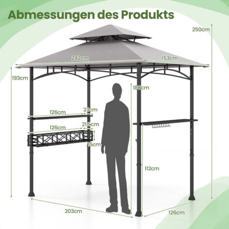 Torre Espositiva A Griglia Only Hangers 2x6 Piedi Con Base A T - Set Da 2 Pannelli Bianchi E 4 Basi - Per Fiere, Negozi E Uso Domestico