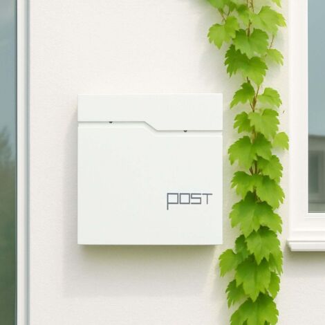 Cassetta postale con porta giornali - design moderno serratura di sicurezza