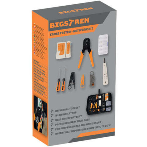 Be In Your Mind 2 set di cavi di ricambio per tester di cavi di rete LAN, 16 cm Be In Your Mind 2 set di cavi di ricambio per tester di cavi di rete LAN, 16 cm