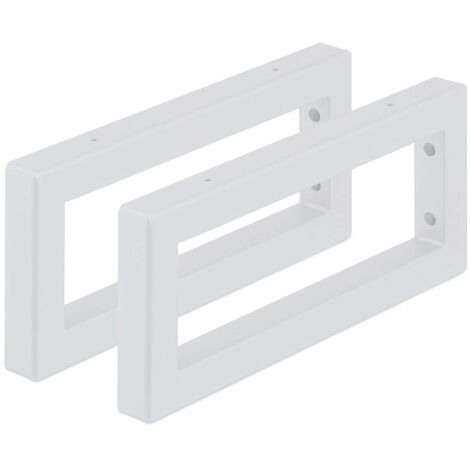 Leisurealeaneag Set di 3 staffe per asta per tende da 22 mm