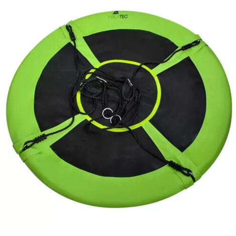 VidaXL Altalena A Nido Con Bandierine 165x70 Cm – Telaio In Acciaio, Sedile In PP, Fune Regolabile, Portata 150 Kg