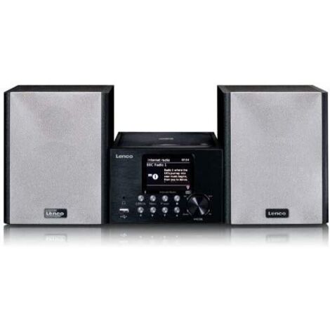 Lenco MC-250 sistema de audio per la casade musica per uso domestico 24 W Nero