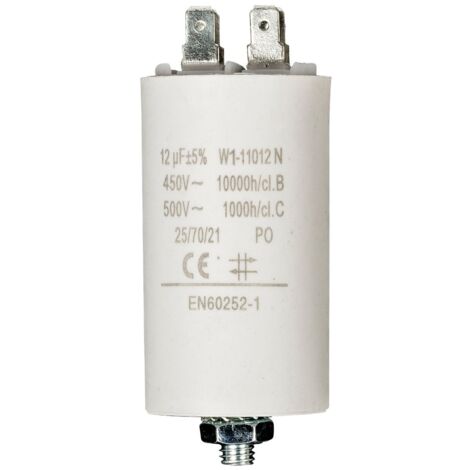 Fixapart W1-11010N condensatore Bianco Fixed capacitor Cilindrico