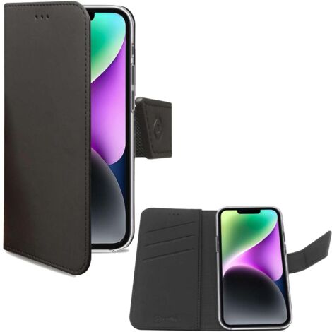 Custodia a portafoglio per iPhone 14 nera (1/5)