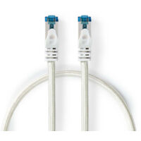 Cavo di rete cat6a sftp rj45 maschio rj45 maschio 500 m senza strappo rotondo intrecciato pvc argento scatola con finestra coperta 83960309 83960309 83960309 83960309
