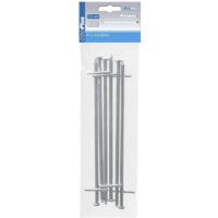 Picchetto da roccia 23 cm in metallo con perno saldato 6 pezzi in polybag