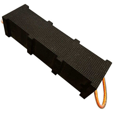 Plaque empilable – support pour pieds stabilisateurs de grue Capacité 50 tonnes Bloc de support 610x178x153 mm – charge maximale 50 000 kg (1/4)