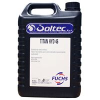 Soltec Srl Huile hydraulique pour Gru 5 L pour véhicules industriels agricoles mécanismes Fuchs Titan 46 Haute qualité