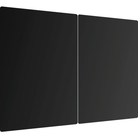 Allboards – Plaque de protection en verre trempé 60x40cm – Incassable et résistant aux rayures – Planche à découper et plateau de service