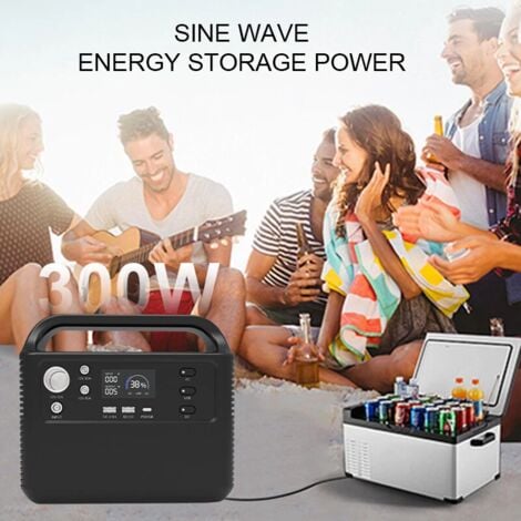 Groupe Électrogène Portable 100-240V - Silencieux et Compact - Écran LCD + Ports USB - Pour Camping, Caravane et Urgences - Livré avec Garantie
