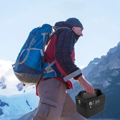 Groupe Électrogène Portable 100-240V - Silencieux et Compact - Écran LCD + Ports USB - Pour Camping, Caravane et Urgences - Livré avec Garantie