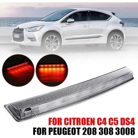 Troisième feu stop intégré ampoule 6350V2 remplacement de feu stop arrière de haut niveau pour citron C4 I C4 II C4 Cactus DS4
