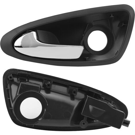 Poignée de porte intérieure, poignée noire ferme et solide, facile à installer, sensation tactile confortable pour SEAT Ibiza 2009-2017