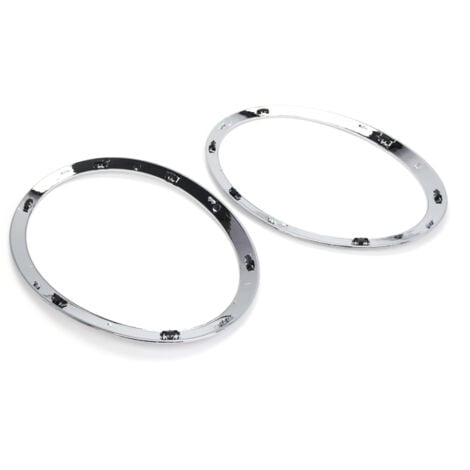 Zoternen Anneau de garniture de phare de remplacement, 2 pièces, pour BMW MINI COOPER F55/F56/F57 2014-2021 OEM 51137300631, 51137300632, 51712355791, 51712355798