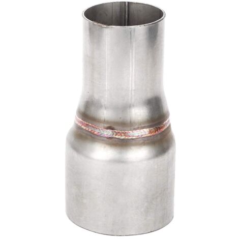 Adaptateur de tuyau d'échappement Erpipe, Yctze 63 mm/2,5 pouces à 45 mm/1,75 pouces tuyau de raccordement de réducteur d'échappement tuyau de couplage droit standard avec trou réducteur de tuyau d'éc