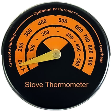 Thermomètre de Poêle Magnétique Thermomètre pour Poêle à Bois Jauge de Thermomètre pour Tuyau de Poêle à Feu pour Tuyau de Cheminée en Bois Indicateur de Température du Four