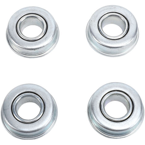 4 Pièces Roulements de Tondeuse à Gazon en Acier, Roulements à Billes à Bride 12,7x28,6mm Applicables pour Tondeuse à Gazon, Brouettes, Chariots et Diables, Remplacement des