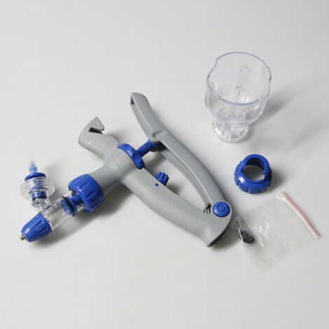 Pistolet à seringue pour bétail de 5ml, injecteur d'animaux à Injection réglable et continue pour volaille, bétail, cochon, chèvre