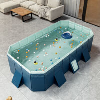 Zoternen Piscine Hors-sol Autoportante 2.6m - Pliable & Résistante - Pour Enfants/Adultes - Facile à Installer