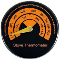 Thermomètre de Poêle Magnétique Thermomètre pour Poêle à Bois Jauge de Thermomètre pour Tuyau de Poêle à Feu pour Tuyau de Cheminée en Bois Indicateur de Température du Four