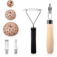 Outils de réparation de pneus Kit de réparation de pneus Kit de réparation de pneus à Plat Rouleau de réparation de pneus avec Tampon de Pneu de 25/42/55mm