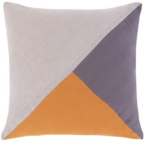 Coussin Malibu 100 % Lin moderne chic garni - 2 Modèles (1/2)