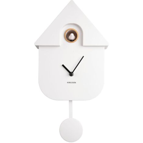 Horloge murale avec coucou blanc - Karlsson (1/6)