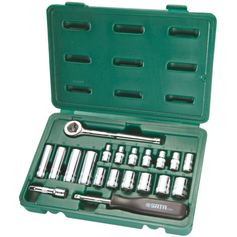 Jeu de douilles 6kt 1/4" 20 pices (1/3)