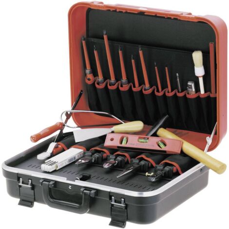 Mallette d'apprenti 'Š¢ coque dure, avec outils, 24 pices (1/3)