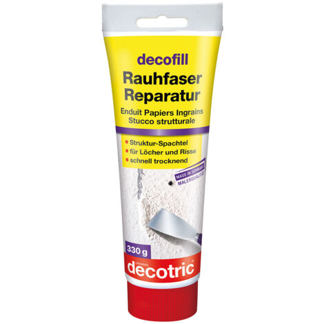 Decofill Enduit papier ingrain. 330 g Tube decotric