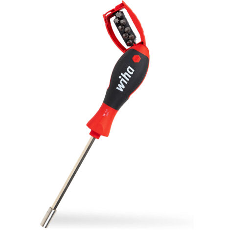 Wiha Tournevis porte-embout avec magasin d'embouts TORX® avec 8 embouts, 1/4" (32902) (1/5)