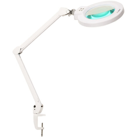 Lampe loupe LED 824X-PRO, loupe Ø 172 mm, blanc