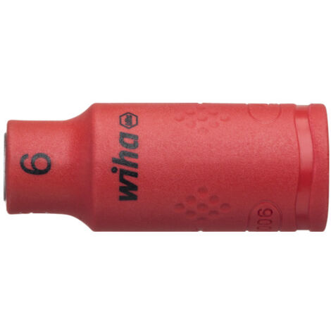 Wiha Douille pour clé à douille isolée Six pans mâle 1/4" 6.0 mm (43091)